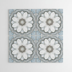 Victorian Flower Ceramic Tile
