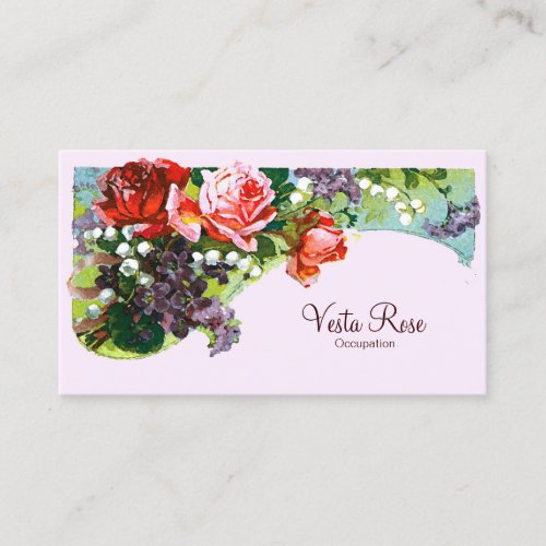 Victorian Flowers ~ Business Cards