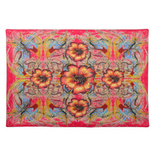 Victorian Flowers by Alexandra Cook Cloth Placemat