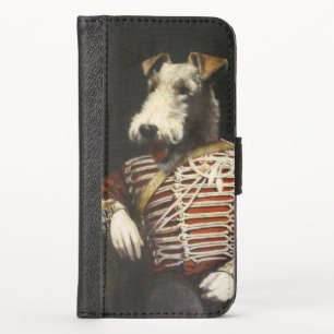 Victorian Fox Terrier iPhone X Wallet