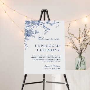 Victorian French Garden Unplugged Wedding Ceremony Foam Board