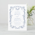 Victorian French QR Code All In One Wedding Invitation | Zazzle
