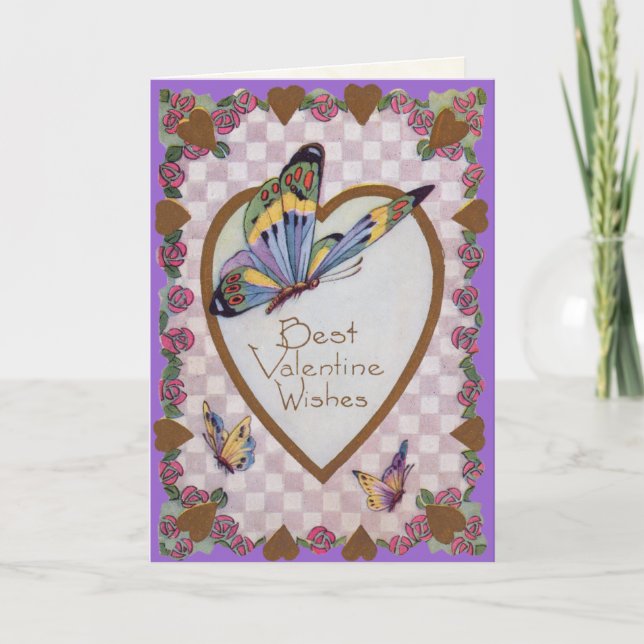 Victorian Friend's Valentine's Day Card (Front)