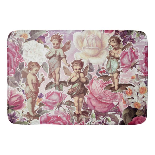 Victorian Garden Large Bath Mat (Front)