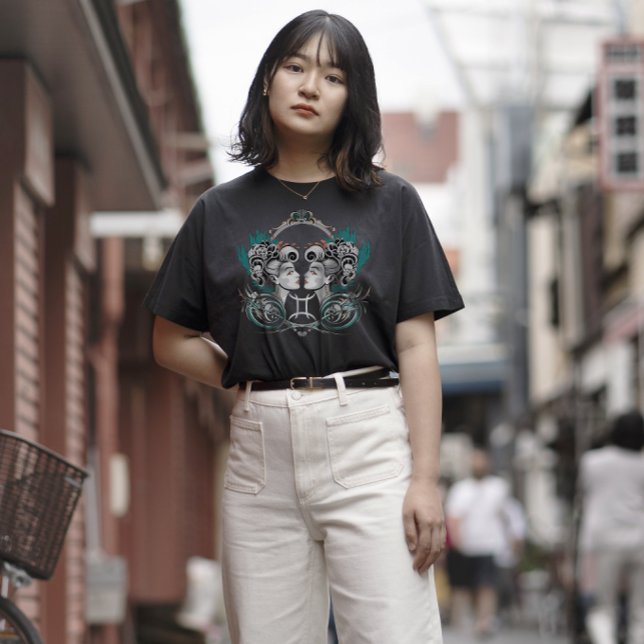 Victorian Gemini Gothic T-Shirt (Creator Uploaded)