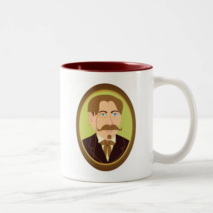 Victorian Gentleman Portrait Coffee Mugs