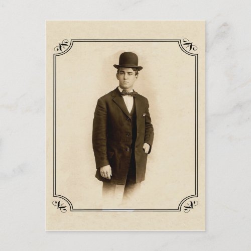 Victorian Gentleman Postcard