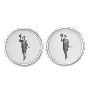 Victorian Gentleman Selfie Cufflinks