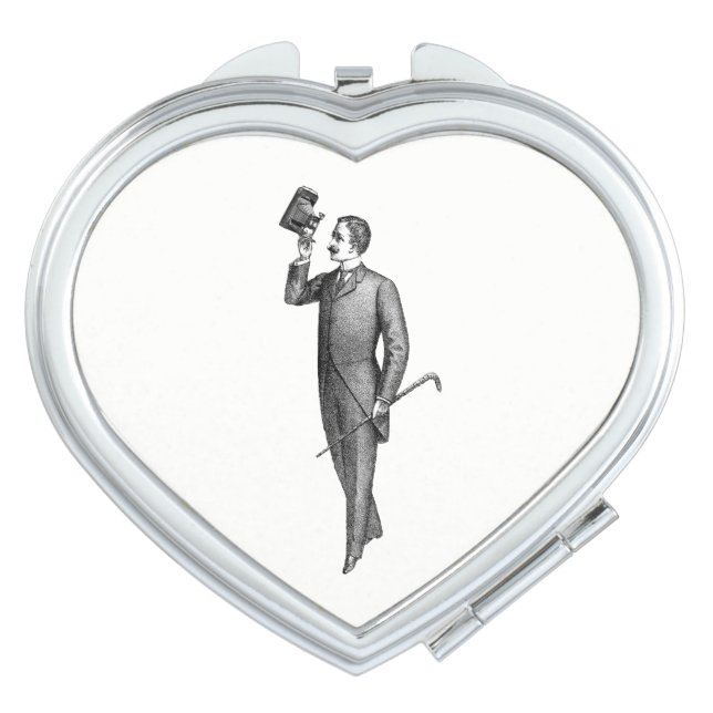 Victorian Gentleman Selfie Vanity Mirror (Front)