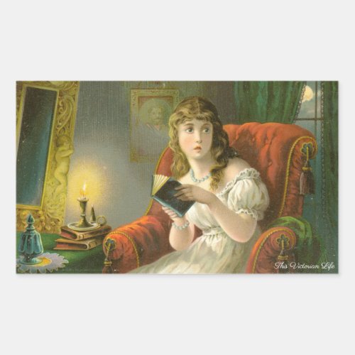 Victorian Ghost Story Rectangular Sticker