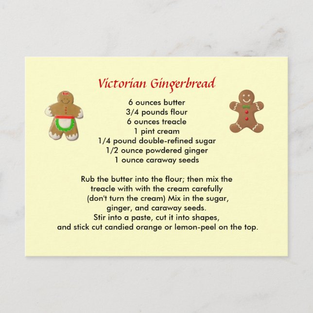 Victorian Gingerbread  Postcard (Front)