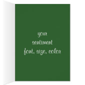 Victorian Girl/Dog St. Patrick's Day Greeting Card (Inside (Right))