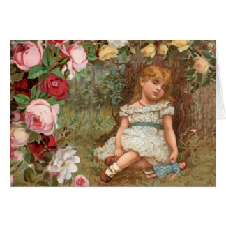 Victorian Girl in Dreamland Cards
