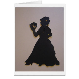 Victorian girl reading a book cards