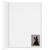 Victorian girl reading a book cards (Inside (Right))