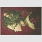 Victorian Girl, Velvet Dress, Vines BE4 Decoupage