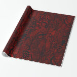 Victorian Goth Custom Lace Gift Wrapping Paper