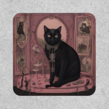 Victorian Goth Kitty Patch