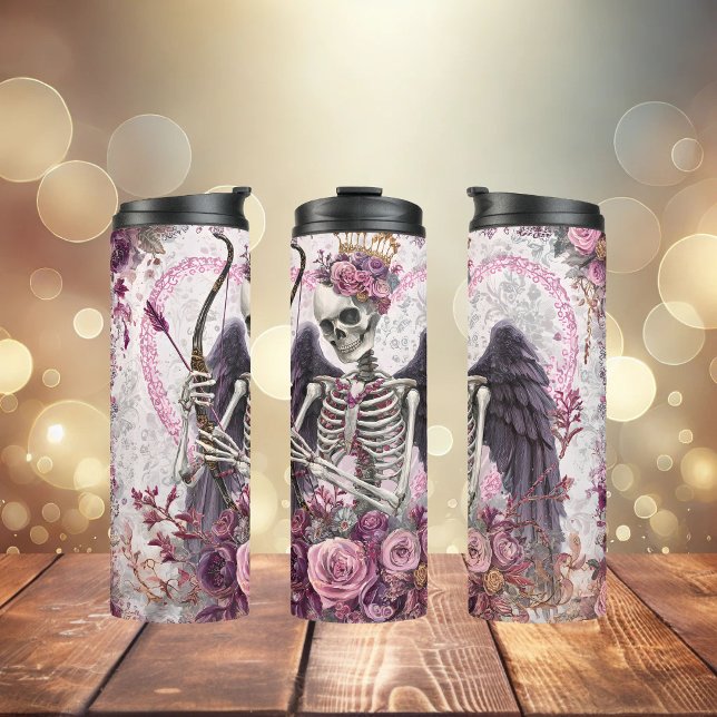 Victorian Gothic Cupid Thermal Tumbler (Creator Uploaded)