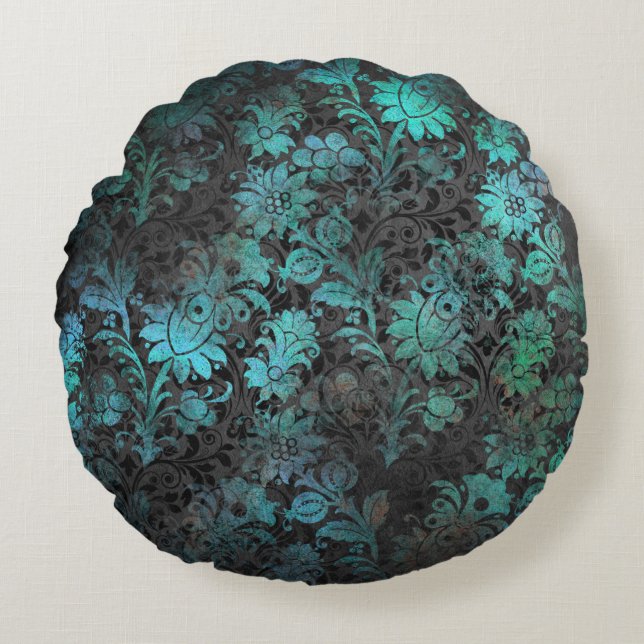 Victorian Gothic Damask Cushion (Front)