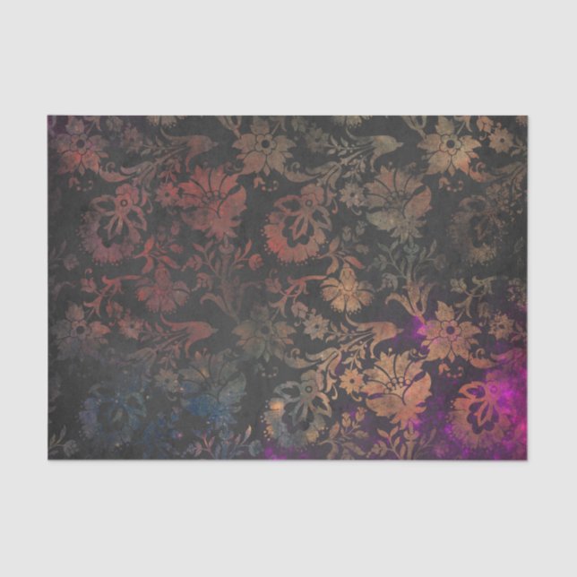 Victorian Gothic Damask Tissue Paper | Elegant (Front)