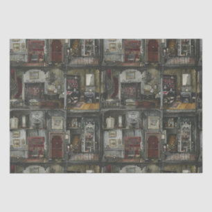 Victorian Gothic Dollshouse Dark Academia Tissue Paper