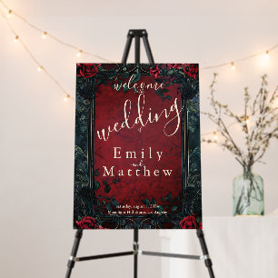 Victorian Gothic Elegance Wedding Foam Board