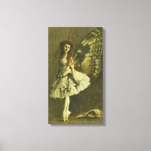 Victorian Gothic Fairy Wrapped Canvas