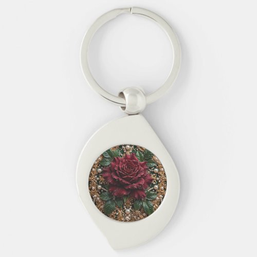 Victorian Gothic Floral Giant Keychain