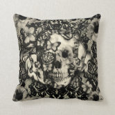 Gothic Home Decor Damask Cushion Gothic Pillow Victorian 