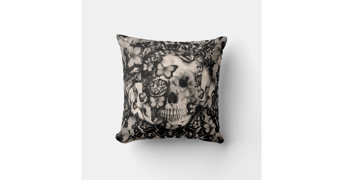 Victorian Gothic Throw Pillow by Kristy Patterson Design