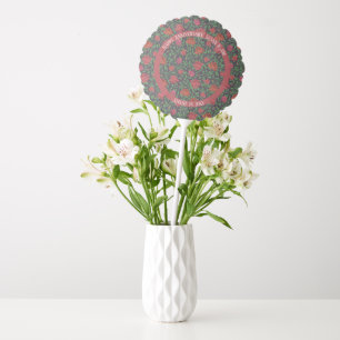 Victorian Gothic Perfect Red & Fuchsia Roses Balloon