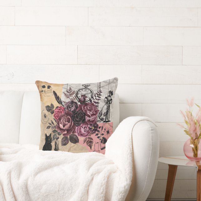 Victorian Gothic Throw Pillow (Couch)