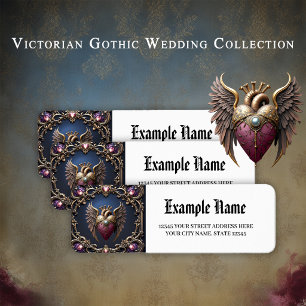 Victorian Gothic Wedding Collection Label