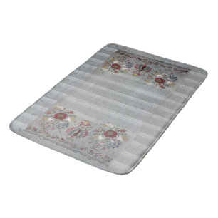 Victorian Greek Russian Design Boho Bath Mat