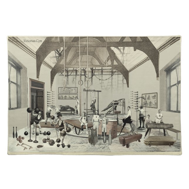  Victorian Gym Cloth Placemat (Front)