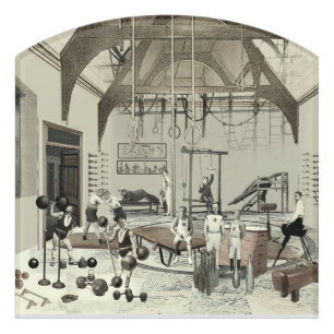 Victorian Gym Door Sign