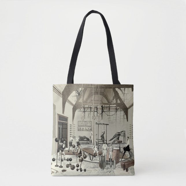 Victorian Gym Tote Bag (Front)
