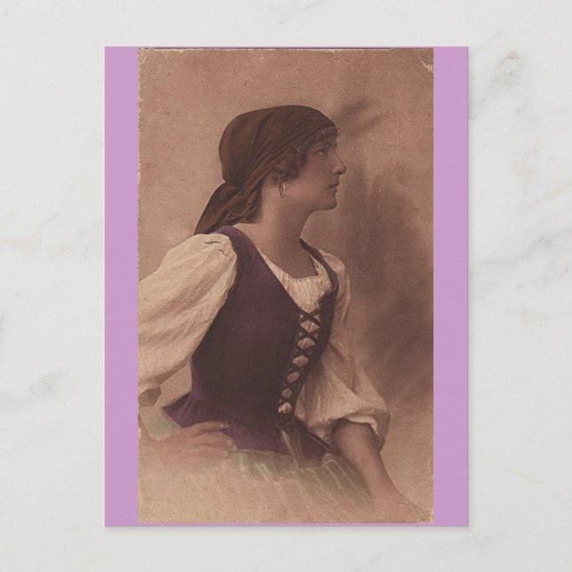 victorian gypsy postcard (Front)