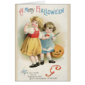 Victorian Halloween Greeting Card (Front)