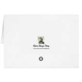 Victorian Halloween Greeting Card (Back Horizontal)