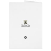 Victorian Halloween Greeting Card (Back)