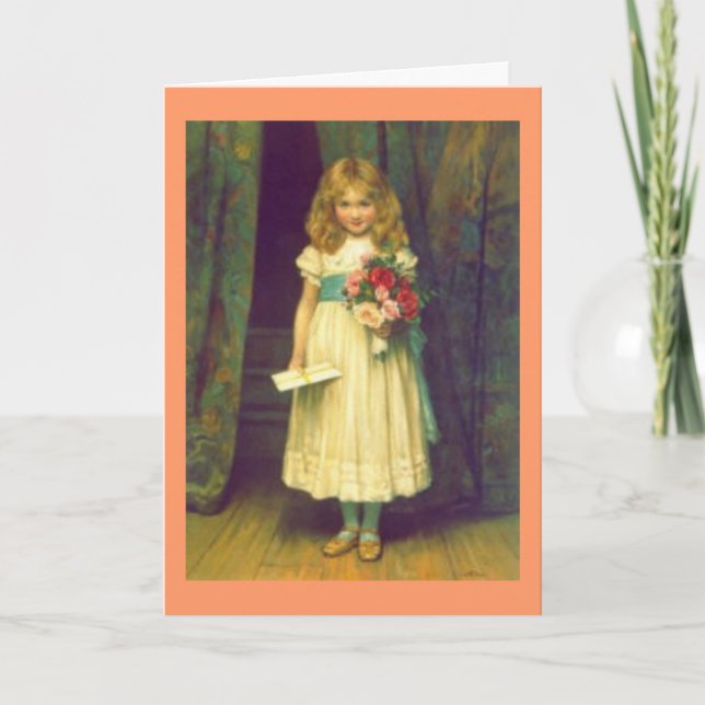 Victorian Happy Birthday card (Front)