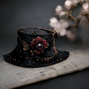 Victorian Hat Large Gift Bag