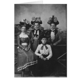 Victorian Hatty Girls Cards