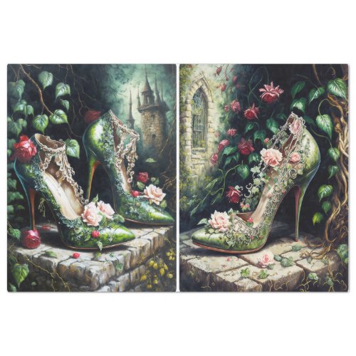 victorian heels tissue paper