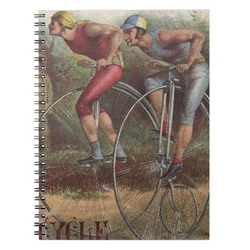 Victorian High Wheel Bicycles Notebook