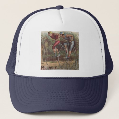 Victorian High Wheel Bicycles Trucker Hat