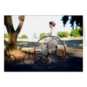 Victorian high-wheel tricycle (Front Horizontal)