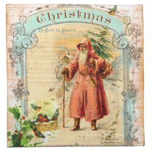 Victorian Holiday Cloth Napkin